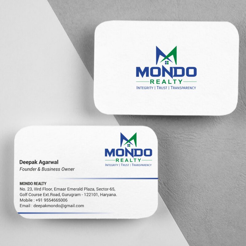 Rounded Corner Visiting Card